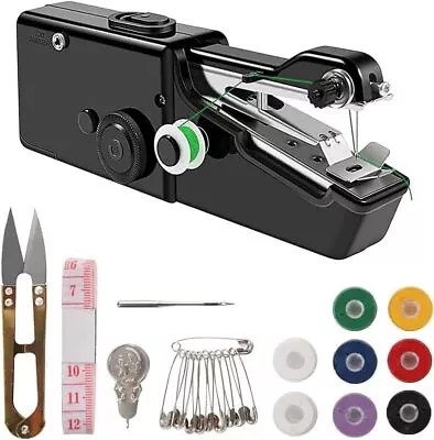 DIY Electric Mini Sewing Machine Stitch Portable Hand Cordless Travel Household • $11.55