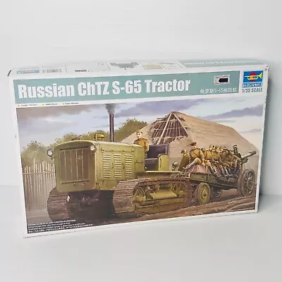 Trumpeter 1:35 Model Kit Russian ChTZ S-65 Tractor 05538 New Opened Box • $39.95