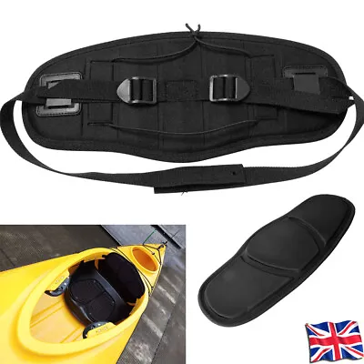 Comfortable Kayak Backrest EVA Canoe Boat Back Strap Backrest Back Cushion Pad • £15.66