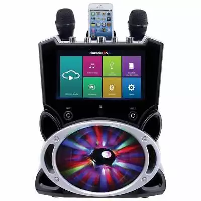 Karaoke Usa WK849 Complete Wi-Fi Bluetooth Karaoke Machine With 9  Touch Screen • $308.04