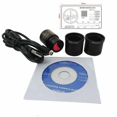 5MP USB Video CCD Camera Stereo Microscope Image Capture Electronic Eyepiece • $71.63