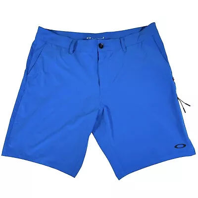 Oakley 9  Shorts Men's 36 Baseline Hybrid Golf Blue Performance Stretch Vented • $24