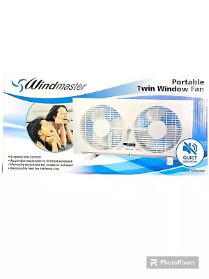 Windstar 9  Twin Portable Window Fan  • $43.99