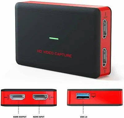 USB 3.0 HDMI HD Game Video Capture Card 1080P 60FPS Game Recorder Box Streaming  • $49.99