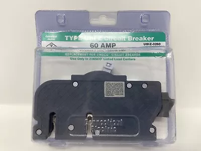 Zinsco UBIZ0260 60 Amp 3/4 In. 2-Pole Type Circuit Breaker • $39