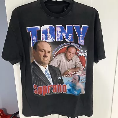Tony Soprano Vintage T  Shirt The Sopranos Tee Bada Bing HBO TV  90’s • $99.99