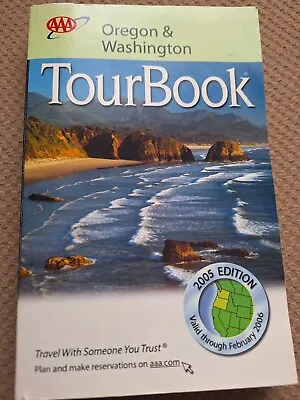 2005 Edition Oregon & Washington AAA Paperback TourBook Travel Guide 686 Pages • $7.10