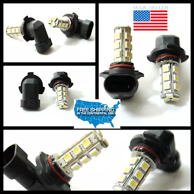 H10 9005 HB3 18 SMD LED Bright BULBs Highbeam Foglight DRL Hyperwhite 7000k 9145 • $11.99