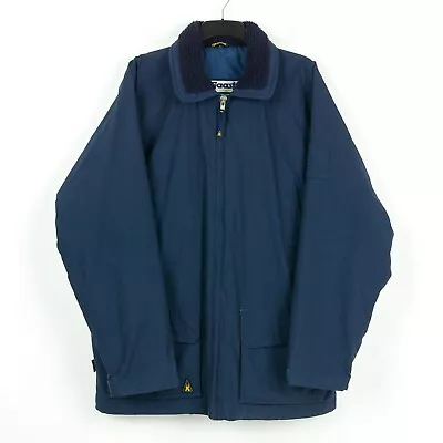 GAASTRA Mens Jacket XL Coat Windbreaker Insulated Padded Navy Blue Fall Spring • $46.47