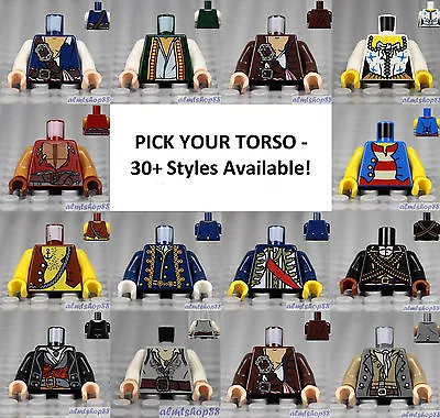 £2.42 • Buy LEGO - Torsos PIRATES - PICK YOUR STYLE - Minifigure Body Parts Arms Hands POC 