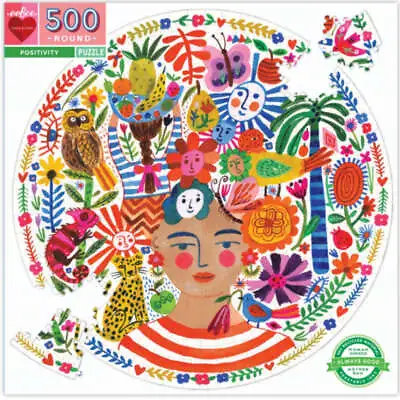 EeBoo Positivity Freda 500pc Jigsaw Puzzle • $39.99