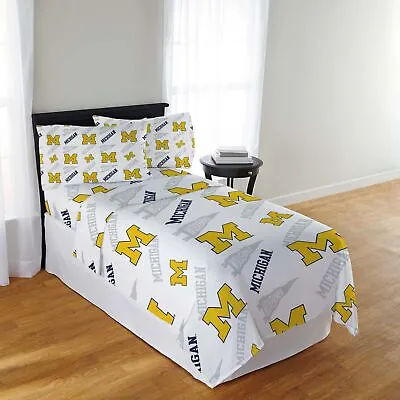 NCAA Officially Licenced Michigan Wolverines Sheet Set • $40.49
