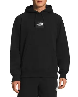 NEW The North Face Mens Heavyweight Box Pullover Hoodie Sweatshirt-Black Size M • $86.99