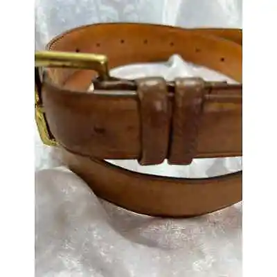 Vintage Coach Belt Tobacco Tan Belt #7600 Size36  Glove Tanned Cowhise • $20