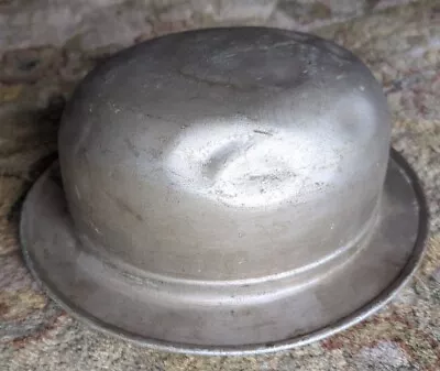 Vintage Aluminum Derby Bowler Hat Trumpet Trombone Mute • $100