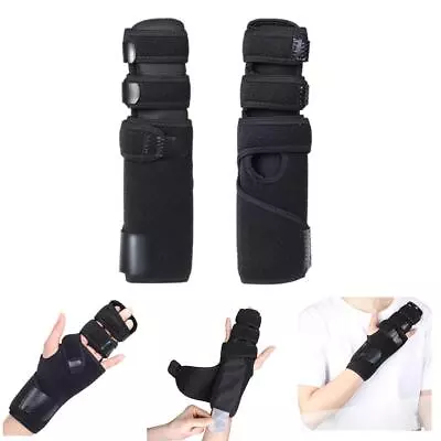 Wrist Brace Hand Support Finger Splint With Three Strong Fastening Straps For • £11.81