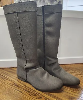 Vegetarian Shoes Beth Boots Grey Women's Size  EU 41 / US 9-9.5 • $55.99