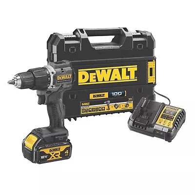 DeWalt Combi Drill Cordless 18V 4Ah Li-Ion 100YearDCD100M1T-GB Brushless • £89.99