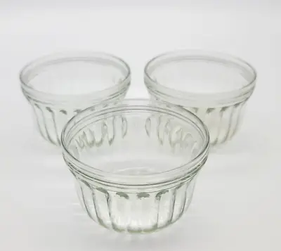 $9.95 • Buy Kerr Jelly Glass Jars Bottom Ribbed Glass 4oz. No Lids Lot Of 3