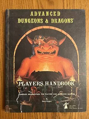 PLAYERS HANDBOOK 1979 RARE 3rd Print! 1st Edition Dungeons & Dragons EXC! • $299