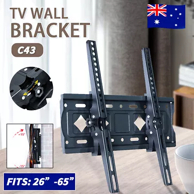 $23.50 • Buy TV Wall Mount VESA Bracket Tilt For 26 40 42 46 47 50 52 55 60 65IN SONY Samsung