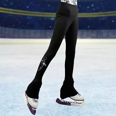 Ice Skating Pants For Girls Training Wear Gymnastics Stretch Ice Skating • £49.92