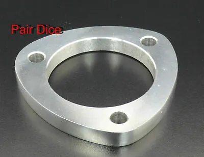 3.5  OD Exhaust 3 Holes 1/2  Mild Steel FLANGE Pipe Collector Joint Cat-Back • $14