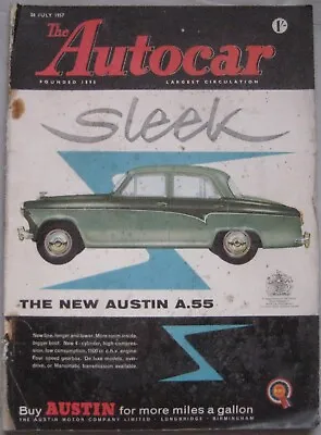 Autocar Magazine 26 July 1957 Featuring Ford Fairlane 500 Road Test Alvis • $11.19
