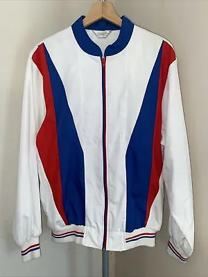 Gabicci Track Jacket - Vintage 90s  Men’s Size Medium- Red- White & Blue VGC • £25