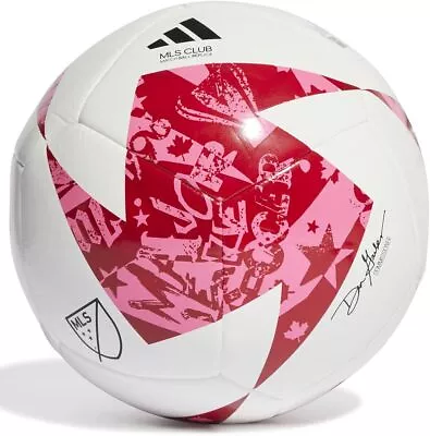 Adidas MLS Club Sports Ball Red Size 5 • $19.99