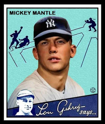 $0.99 • Buy 1934 Goudey Mickey Mantle Card Personally Made  Mt