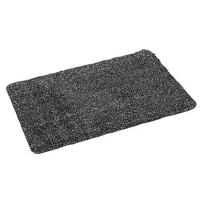 Magic Anti-Skid Clean Step Absorbent Door Mat Dirt Trapper Kitchen Doormat Black • £8.95