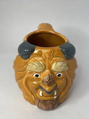 Vintage The Walt Disney Company Applause Beauty & The Beast 3D Face Mug Imperfec • $7.50