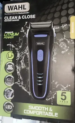 Wahl Clean & Close  Wet/Dry Shaver Waterproof & Rechargeable • £33.49