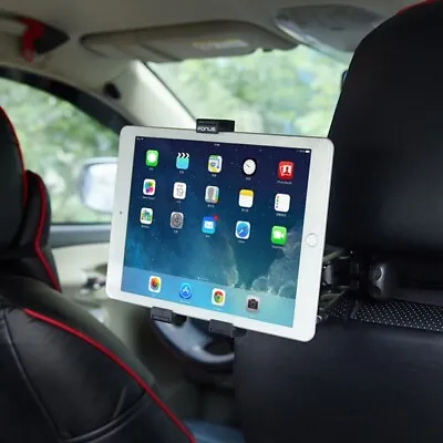 $17.92 • Buy Headrest Car Mount Back Seat Holder Cradle Swivel Dock For Phones Tablets