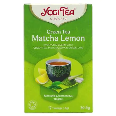 Yogi Tea Green Tea Matcha Lemon - 17 Bags • £5.70