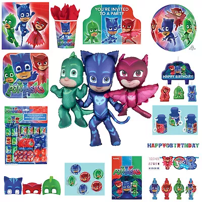 PJ Masks Party Supplies Select Plates Cups Loot Bags Invites Balloons Candles • $4.49