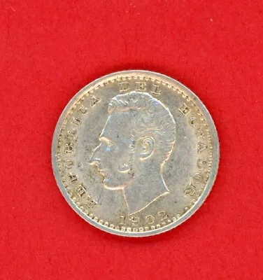 Ecuador  Un Decimo   1902 Lima  Km 50.3  Xf-au. • $29.50