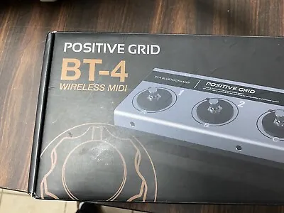 Positive Grid Foot Controller BT-4 Wireless Midi Pedalboard Open Box • $150