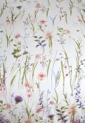 Multi Hampshire Floral Meadow Garden Flowers Print Bedding Curtains Matching • £32.99