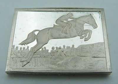 £24.97 • Buy Hallmarked Solid Silver Horse Racing Ingot Burghley Horse Trials Marquis Exeter