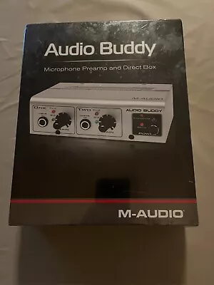 M-Audio Audio Buddy Microphone Preamp And Direct Box NIB • $199