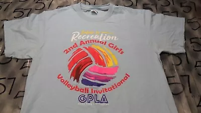 Large Volleyball Girls Play Los Angeles 2nd Annual Volleyball Invitational Shirt • $8.99