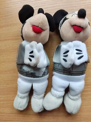 McDonalds Disney Disneyland Paris Mickey Mouse Astronaut Space Plush Toys 2000. • £3