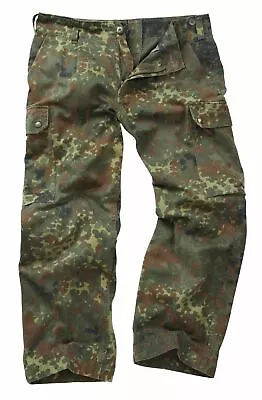 £39.99 • Buy Army Trouser Genuine Vintage German Military Flecktarn Cargo Pant