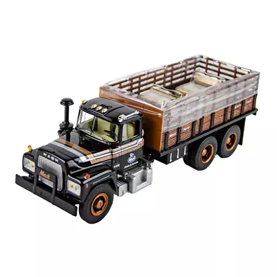 First Gear Mack R Model Stake Truck W/ Mack Parts Load 1:34 Scale Diecast Model • $180.01