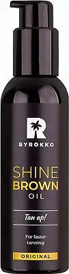 £16.49 • Buy Shine Brown Premium Tanning Accelerator Oil (150 Ml), BYROKKO
