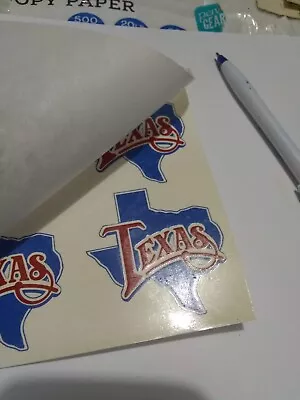 Vintage Water Transfer Ceramic Decals 4 State Of Texas • $5