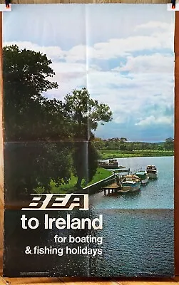 BEA Original Travel Poster 1970s Ireland • $43.56