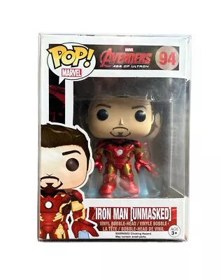 Funko Pop! Vinyl: Marvel - Iron Man - (Unmasked) #94 - With Protector Sleeve • £42.99